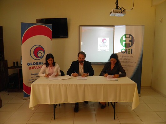 Convenio de cooperación entre la Organización de Estados Iberoamericanos y Global Infancia