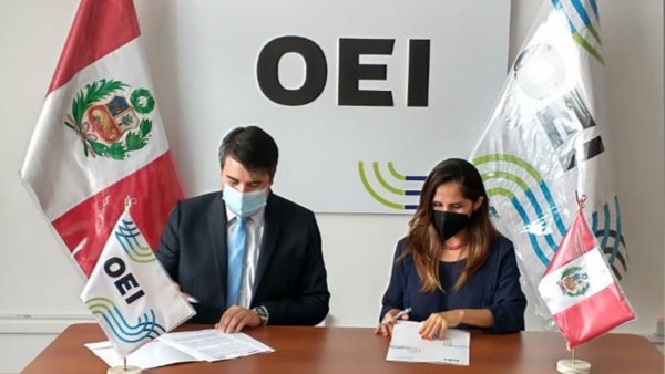 La OEI firmó convenio de colaboración con el Fondo Nacional de Desarrollo de la Educación Peruana (FONDEP)