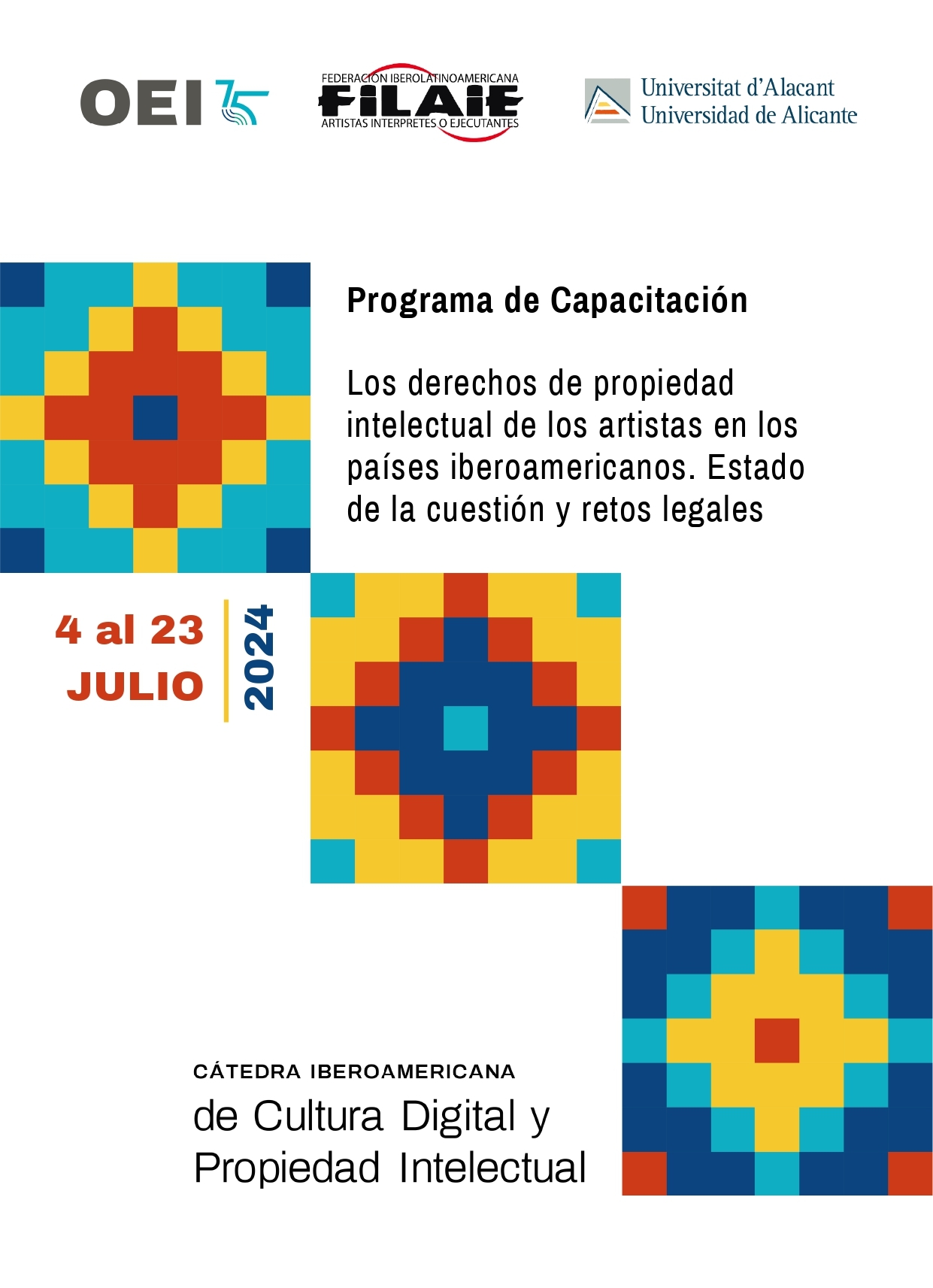 Los derechos de propiedad intelectual de los artistas en los países iberoamericanos: Estado de la cuestión y retos legales (Sesión 4)