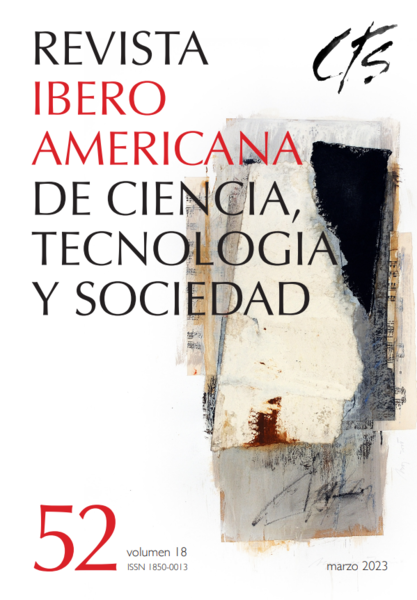 Revista iberoamericana de ciencia, tecnología y sociedad Vol. 18, Nº 52 de 2023