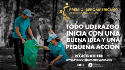 Se lanza la convocatoria al Premio Iberoamericano al Liderazgo Social 2023