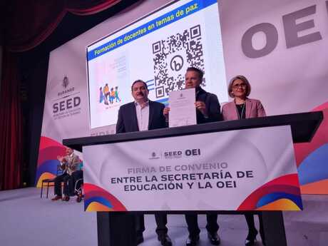 Firma de convenio marco OEI-Secretaría de Educación del Estado de Durango