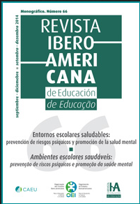 Revista Iberoamericana de Educación: Entornos escolares saludables: prevención de resgos psiquicos y promoción de la salud mental