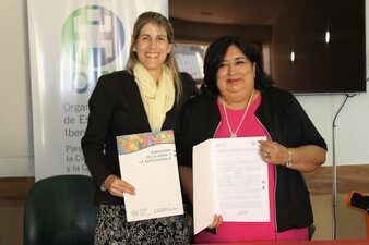 OEI y Ministerio de la Niñez y la Adolescencia firmaron convenio de cooperación interinstitucional