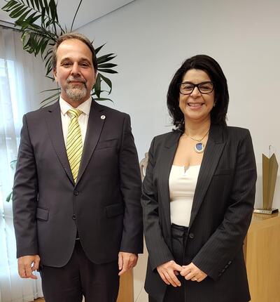La embajadora de Costa Rica visitó OEI Argentina 