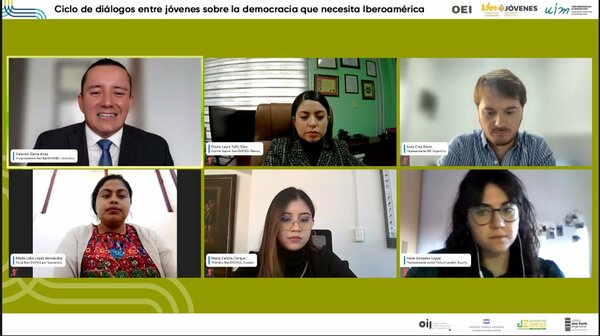 Jóvenes iberoamericanos dialogan sobre los retos de la democracia en la región