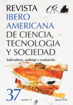 Revista Iberoamericana de Ciencia, Tecnología y Sociedad: Indicadores, rankings y evaluación, Vol. 13, Nº 37