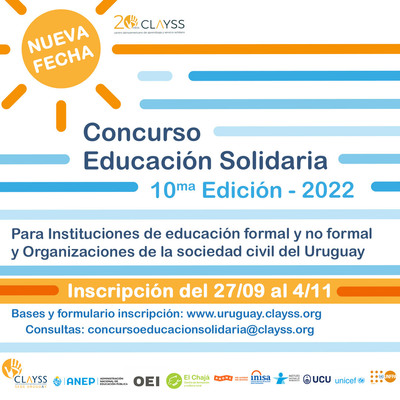“Concurso de Educación Solidaria 2022” recibirá experiencias hasta el 4 de noviembre