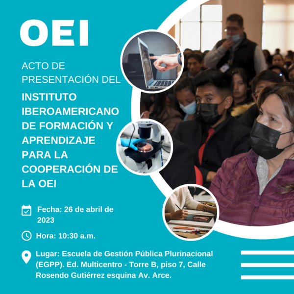 Presentación del Instituto Iberoamericano de Formación y Aprendizaje para la Cooperación en Bolivia
