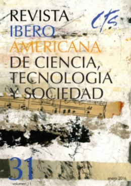 Revista Iberoamericana de Ciencia, Tecnología y Sociedad, Vol. 11, Nº 31