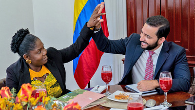 Encuentro de Francia Márquez, Vicepresidenta electa de Colombia con director de la OEI