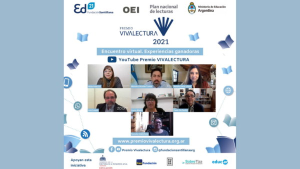 Con la participación del Ministro de Educación Nicolás Trotta, se presentaron oficialmente a los ganadores del Premio VIVALECTURA 2021
