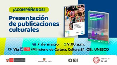Presentación de publicaciones culturales evidenciarán la importancia de recuperar la actividad cultural en la región iberoamericana