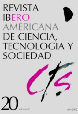 Revista Iberoamericana de Ciencia, Tecnología y Sociedad, Vol. 7, Nº 20