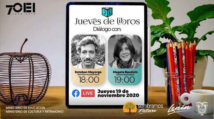 Dos reconocidos autores de la literatura latinoamericana participarán en los diálogos ‘Jueves de libros’