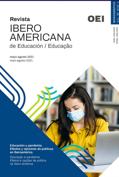 Revista Iberoamericana de Educación: Educación y pandemia. Efectos y opciones de política en Iberoamérica