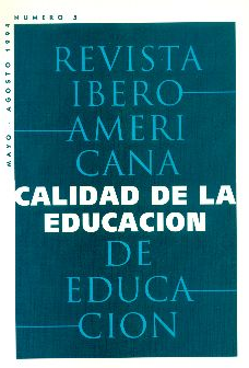 Revista Iberoamericana de Educación: Calidad de  la educación