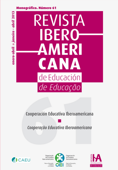Revista Ibero-Americana de Educação: Cooperação educativa ibero-americana 