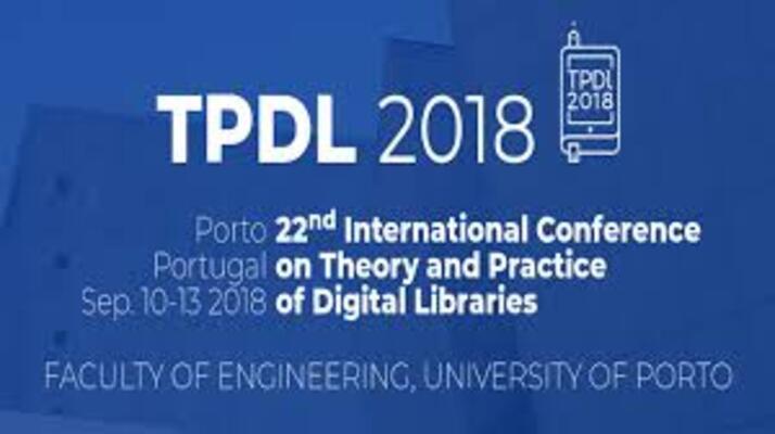 International Conference on Theory and Practice of Digital Libraries, no Porto