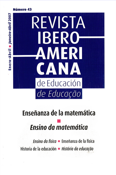 Revista Iberoamericana de Educación: Enseñanza de la matemática