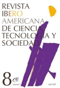 Revista iberoamericana de ciencia, tecnología y sociedad. Vol. 3, Nº 8