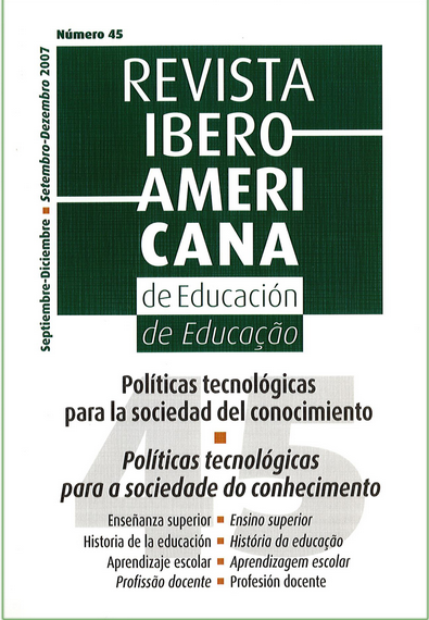 Revista Iberoamericana de Educación: Políticas tecnológicas para la sociedad del conocimiento