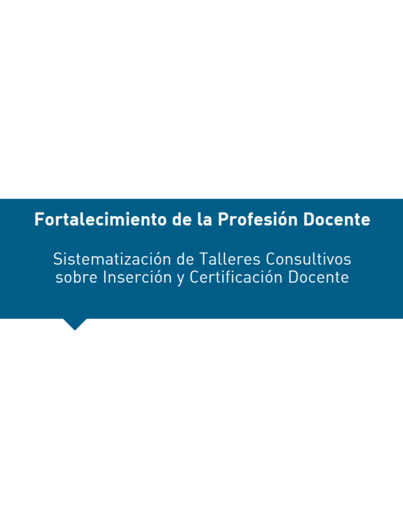 Fortalecimiento de la profesión docente