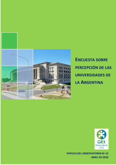 Papeles del Observatorio. Encuesta sobre percepción de las universidades argentinas