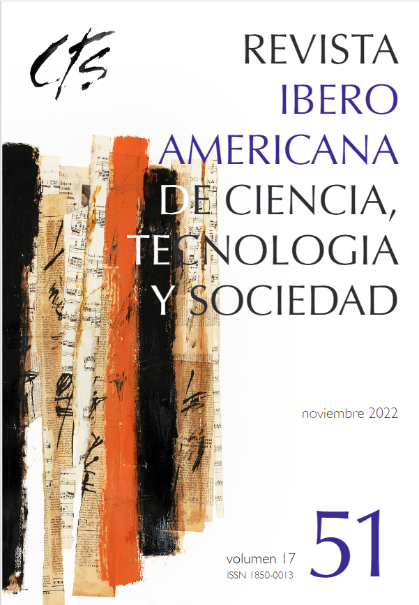 Revista iberoamericana de ciencia, tecnología y sociedad Vol 17, Nº 51