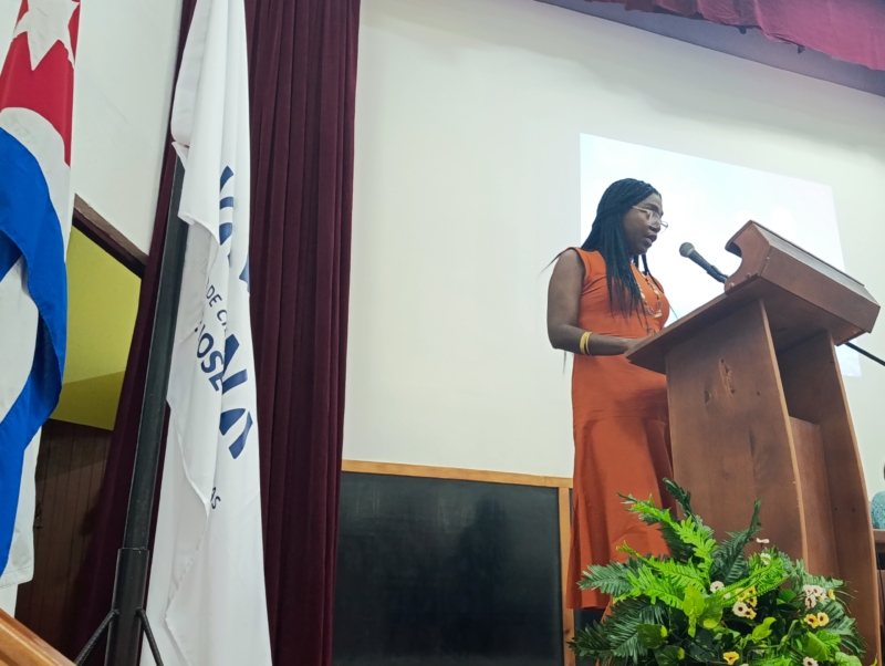 Dra.C. Iosmara Fernández Silva. Directora Oficina OEI Cuba.