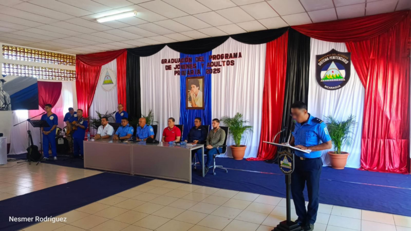 Promoción de primaria de jóvenes y adultos en el SPN de Tipitapa, Nicaragua